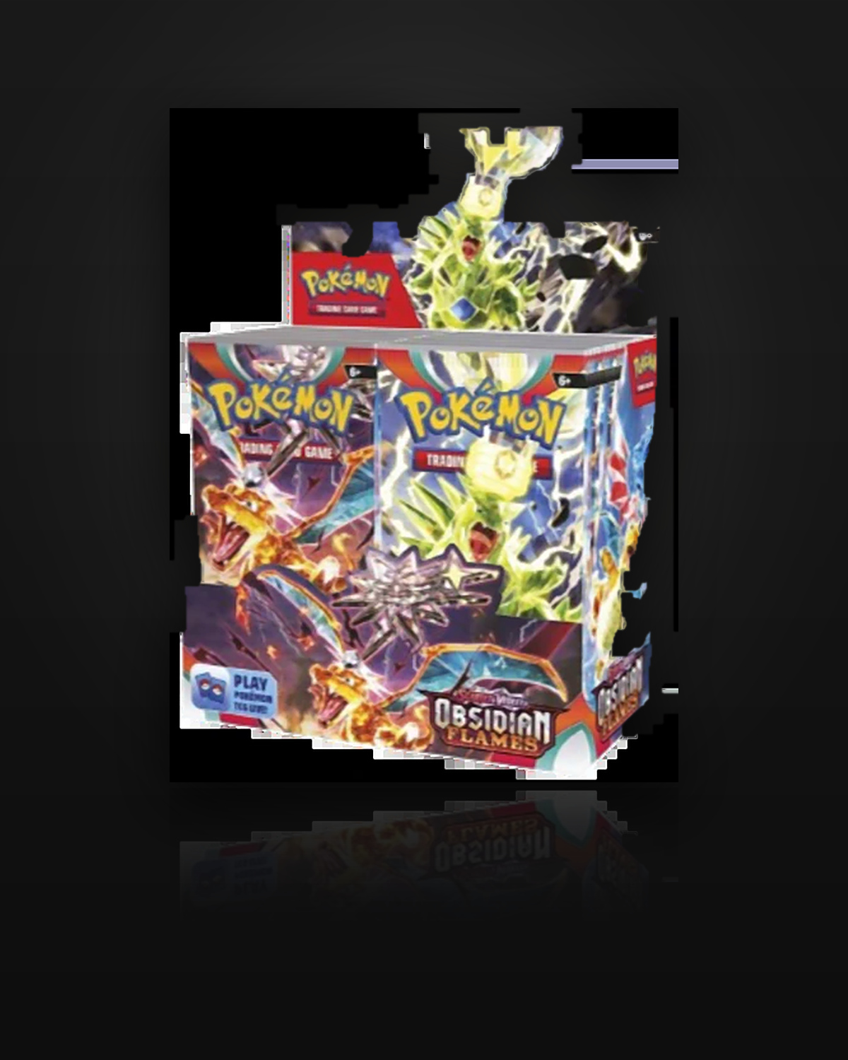 Obsidian Flames — Booster Box, Scarlet & Violet — Obsidian Flames, 2023 — graded Factory sealed — unopened