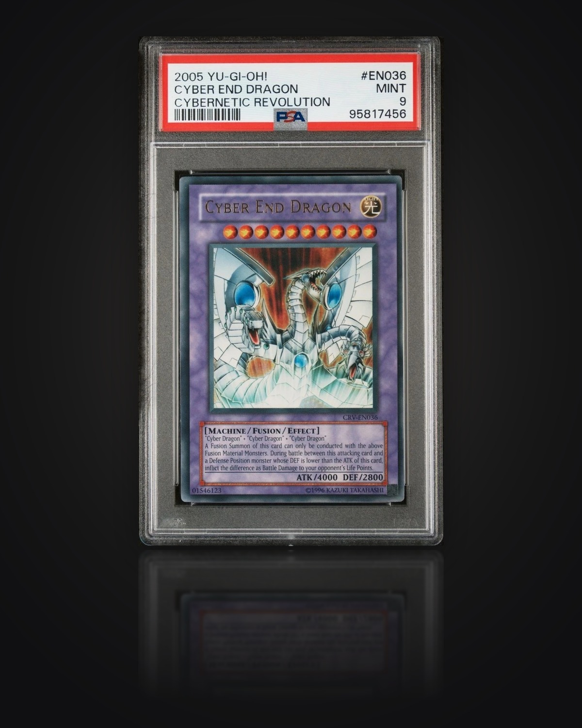 Cyber End Dragon, Cybernetic Revolution, 2005 — graded PSA 9 — Mint